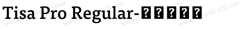 Tisa Pro Regular字体转换